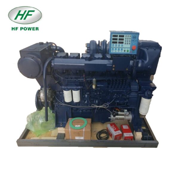 CCS Certificate Water Cooled Weichai Marine Engine 550hp WP13C550-18