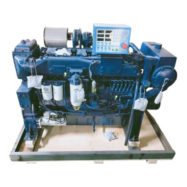 CCS Certified New WP10 Inboard 240HP 250HP Weichai Marine Diesel Engine 4-Stroke for Fishing Boats and Commercial Vessels