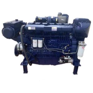 Electric Start WP12C 400HP 450HP Water Cooled Inboard Marine Engine for Fishing Boat & Cargo Ship Diesel Power System by Weichai