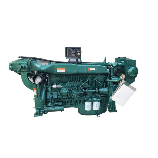 4 Stroke 6 Cylinder Sinotruk Water Cooled Marine Diesel Engine WD615.68C01N - Image 2