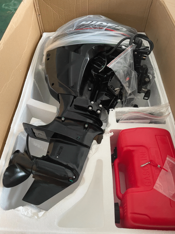 Brand New Hidea 40HP Outboard Engine 2 Stroke HD40FHS for Gasoline Boats - imagine 5